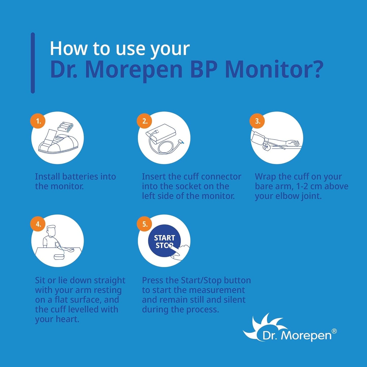 Dr. Morepen BP-02 AUTOMATIC Arm BLOOD PRESSURE MONITOR
