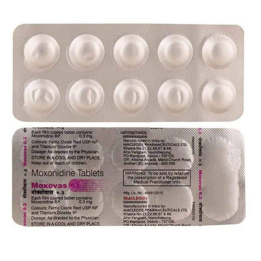 Moxovas 0.3mg - Strip of 10 Tablets