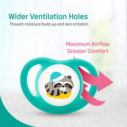 Pigeon Minilight Soother L Size  | Ultra-Light Silicone Pacifier for 6-12 Months