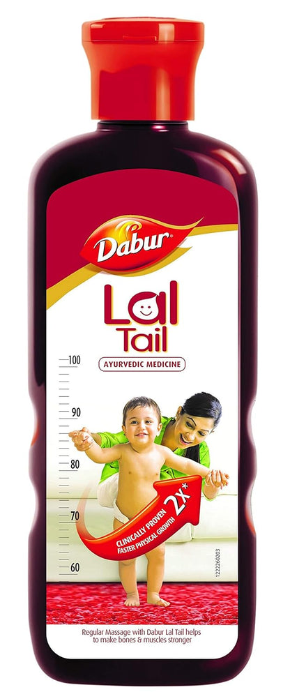 Dabur Lal Tail - Ayurvedic Baby Oil - Clinically tested 2x faster physical growth - 50 ml