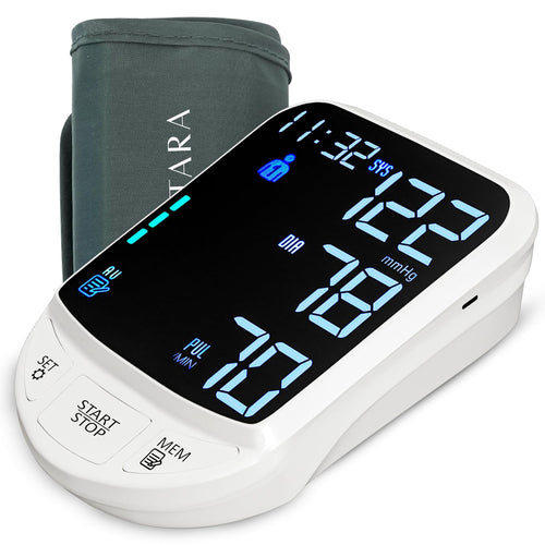 AGEasy (Max Group) Fully Automatic Digital Blood Pressure Monitoring Device | 4.7" LED Display BP Apparatus for Home | Portable & High Accuracy BP Check Machine for Hypertension & Managing Heart Health