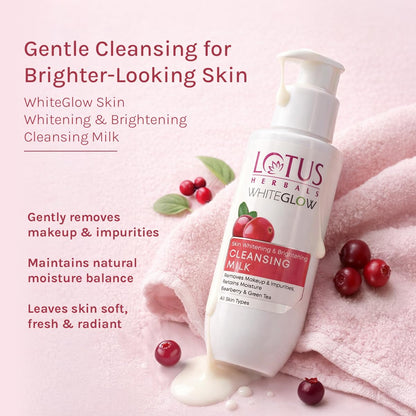 Lotus Whiteglow Cleansing Milk, 80ml