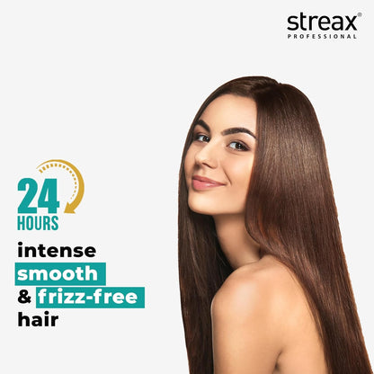 Streax Professional Vitariche Gloss Hair Serum,75 ml| Frizz-Free Hair | Enhance Shine and Smoothness | With Vitamin E & Macadamia Oil| | For All Hair Types