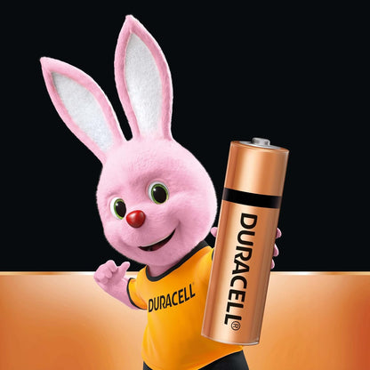 Duracell Alkaline AA Battery, Pack of 10, Everyday Devices, Clock, Toy, Remote