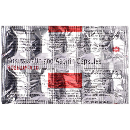 Roseday-A 10 - Strip of 10 Capsules
