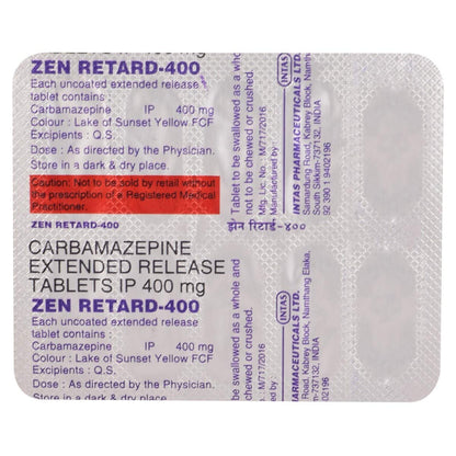 Zen Retard 400 - Strip of 10 Tablets