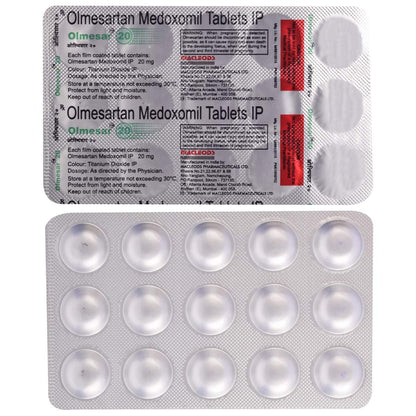 Olmesar 20-Strip of 15 Tablets