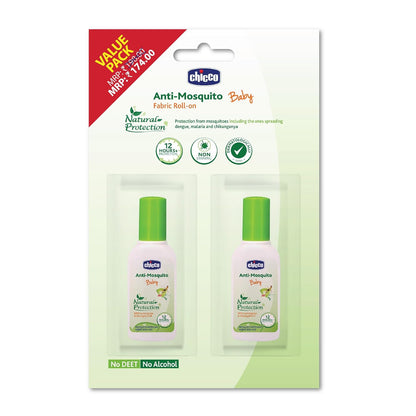 Chicco Anti-Mosquito Baby Fabric Roll-On With The Natural Protection Of 12+ Hours , 8ml