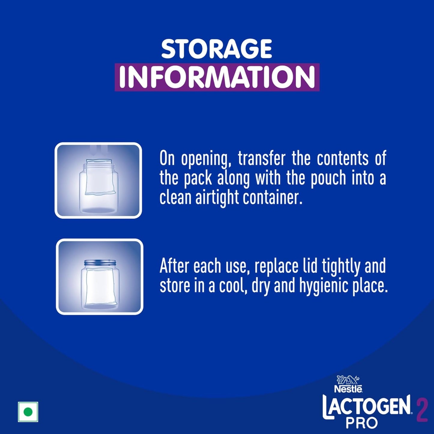 Lactogen Pro 2 Powder, Follow-Up Formula With Probiotic, After 6 Months Up To 12 Months, Bag-In-Box Pack, 400g.