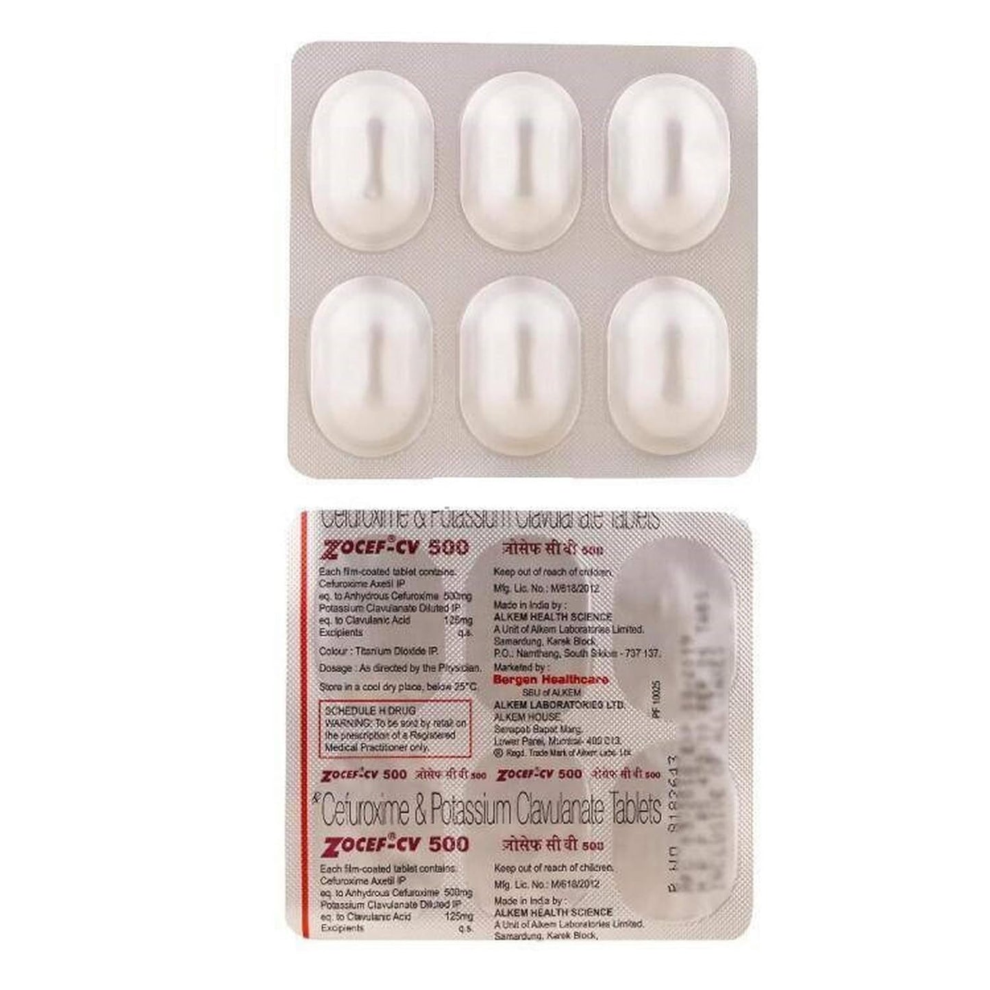 Zocef 500 - Strip of 10 Tablets