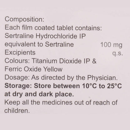 Serlift 100 - Strip of 10 Tablets