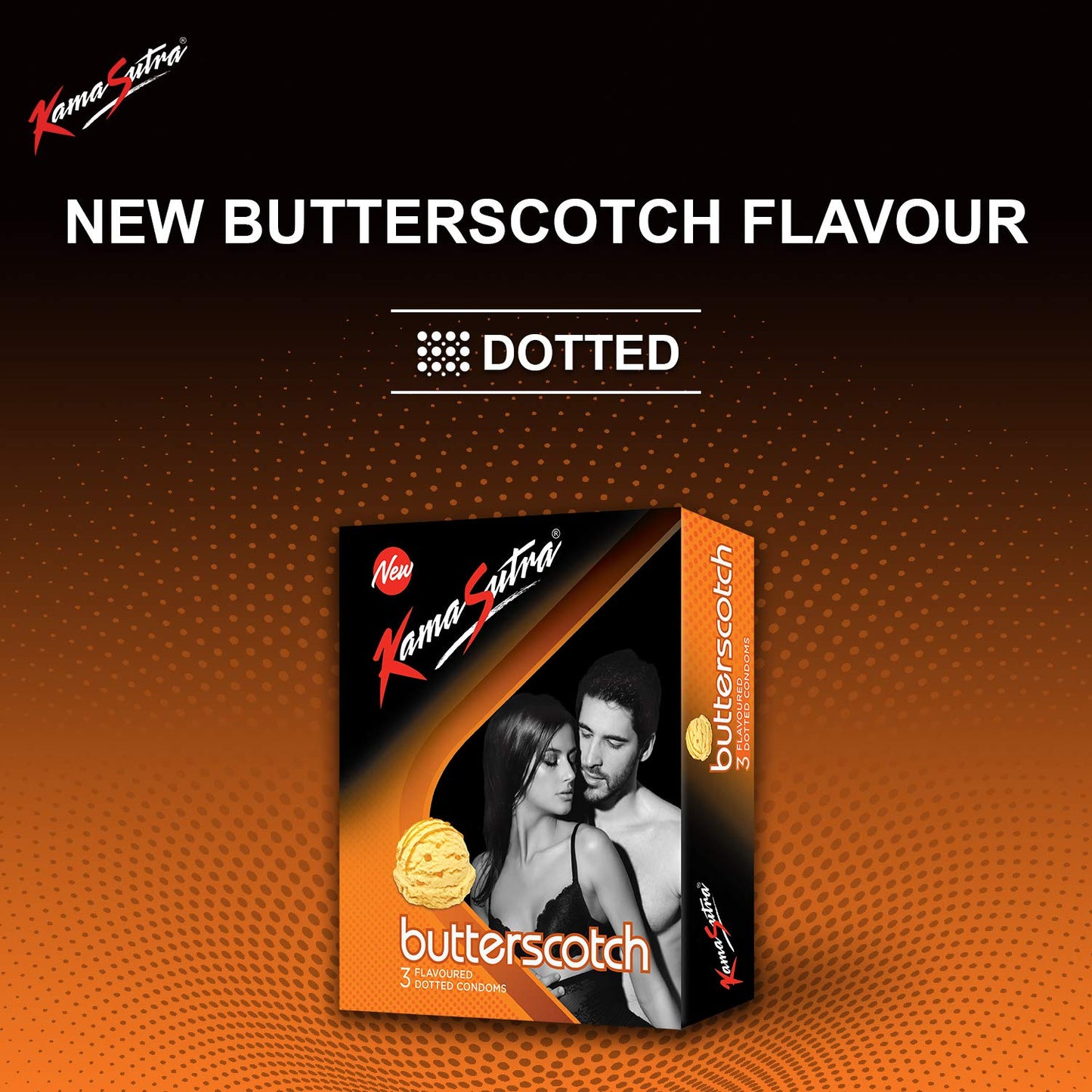 Kamasutra Butterscotch Condoms for Men