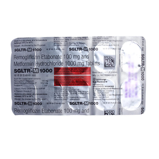 SGLTR-M 1000 - Strip of 10 Tablets
