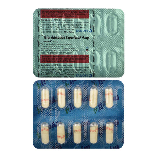 Myoril 4 mg - Strip of 10 Capsules
