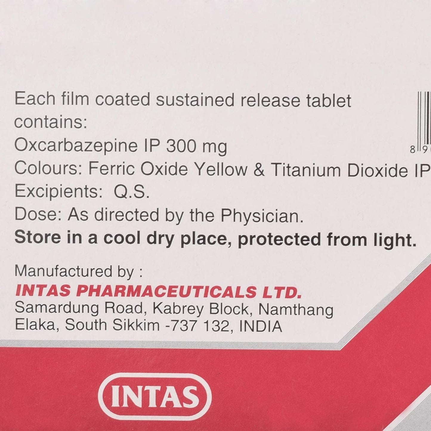 Zenoxa OD-300 - Strip of 10 Tablets