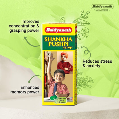 Baidyanath Shankhapushpi Syrup 200 ml