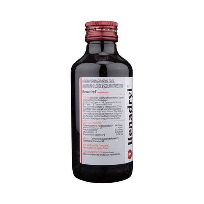 Benadryl - Bottle of 50 ml Syrup