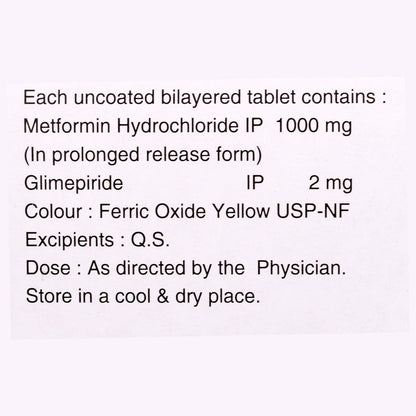 Zoryl M2 Forte - Strip of 15 Tablets
