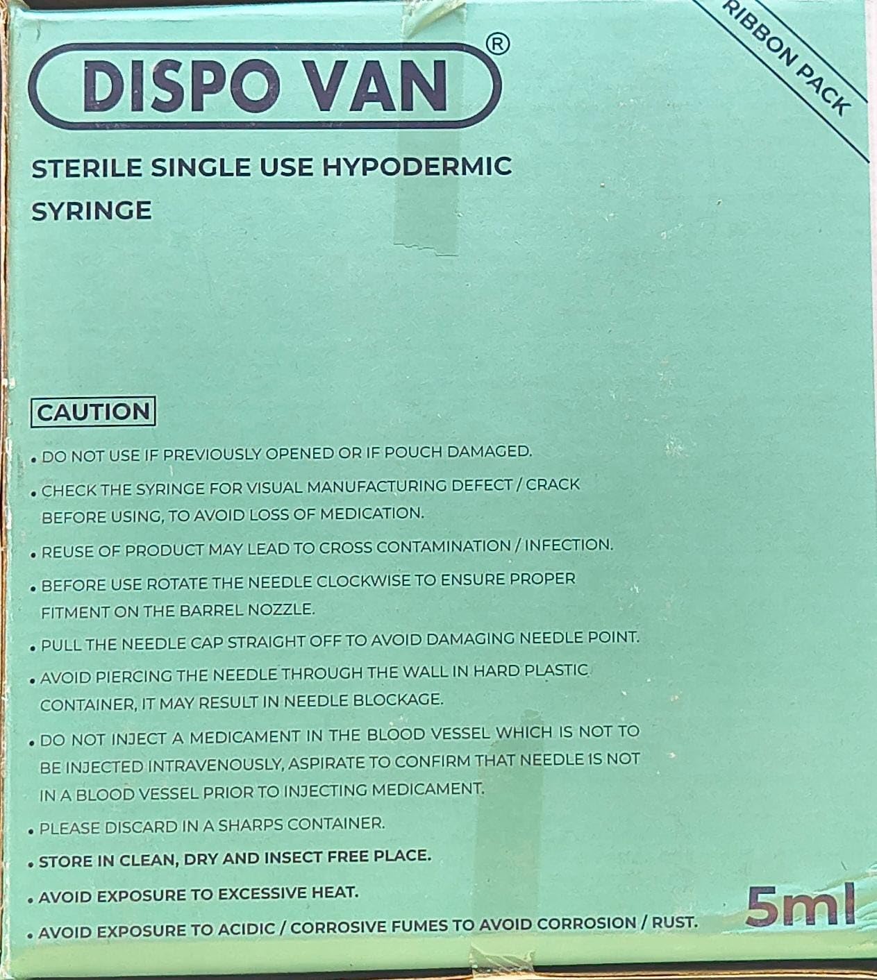 DISPO Van Syringes 5ML