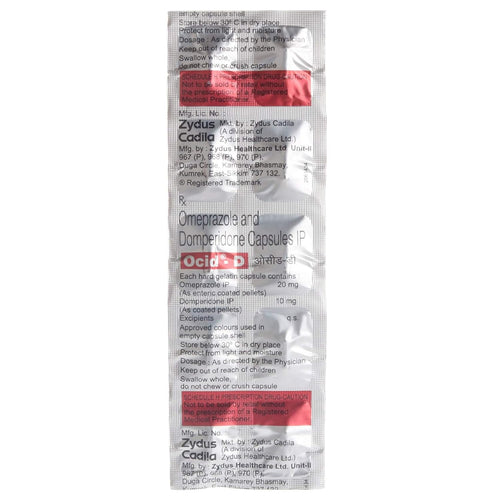 Ocid-D - Strip of 10 Capsules
