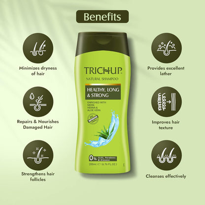 Trichup Healthy, Long & Strong Hair Shampoo 200ml