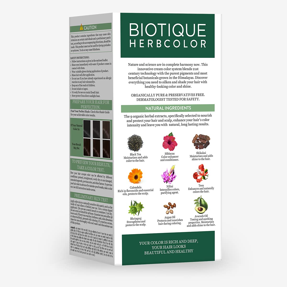 Biotique Herbcolor Conditioning Hair Colour l Ammonia Free Hair Color Brown 4N (Pack of 1)