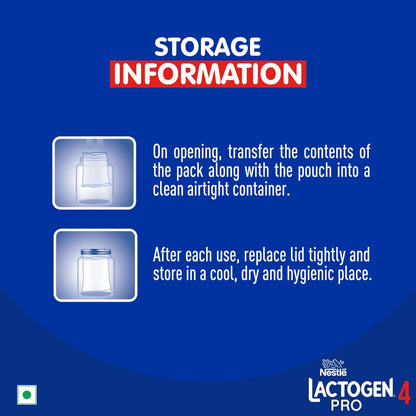 Lactogen Pro 4, Follow-Up Formula With Iron, Whey Protein And Vitamins, After 18 Months Up To 24 Months, Bag-In-Box Pack, 400g.