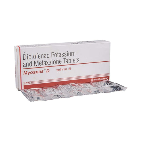 Myospas D - Strip of 10 Tablets