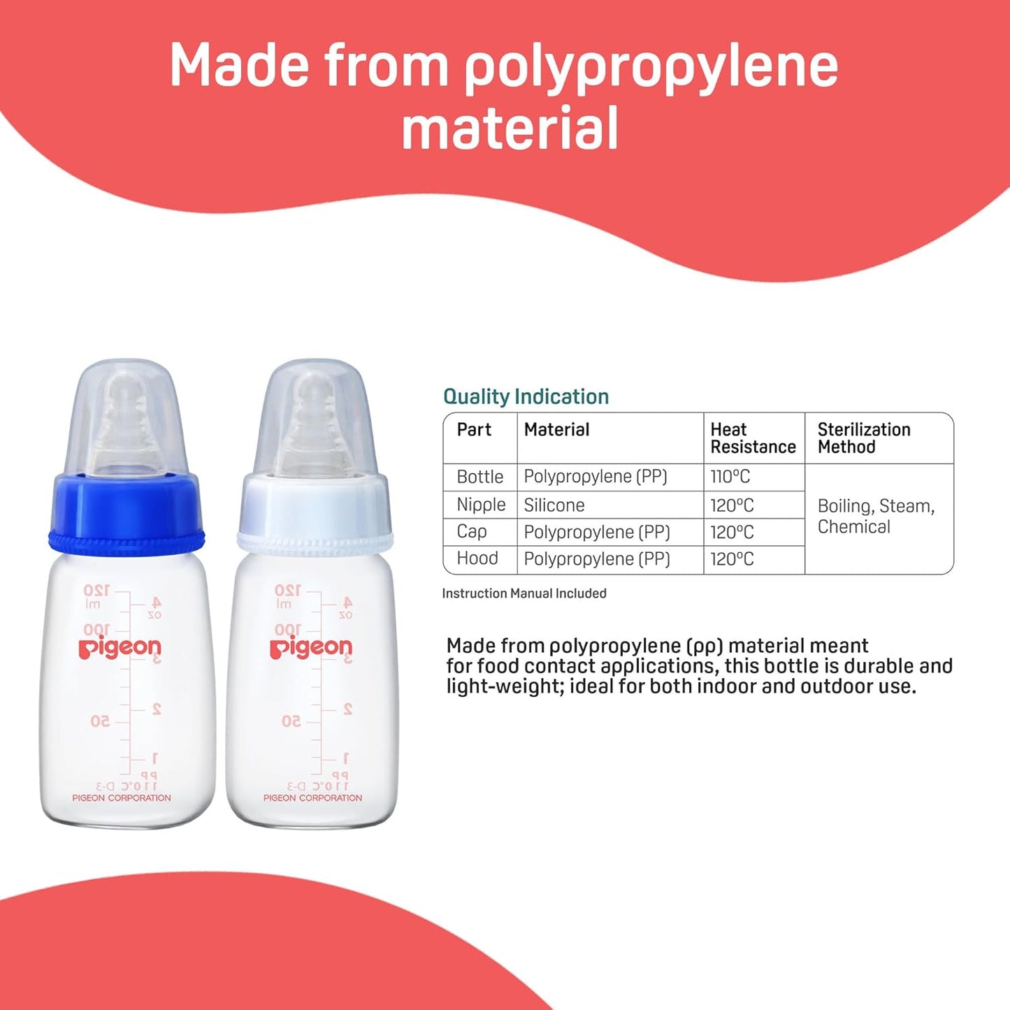 Pigeon Flexible Nursing Baby Feeding Bottle for New Born