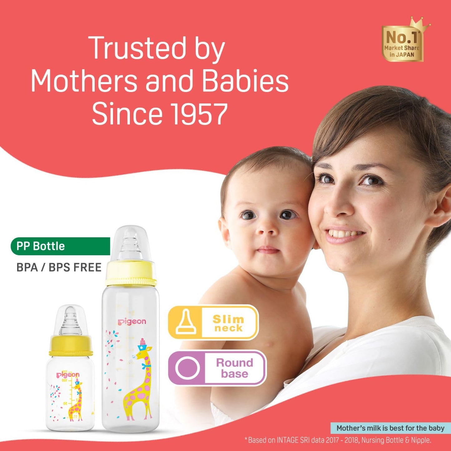 Pigeon Milk Feeding Bottle 120 ml