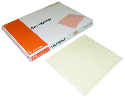 Bactigras, 10cm x 10cm Pouch