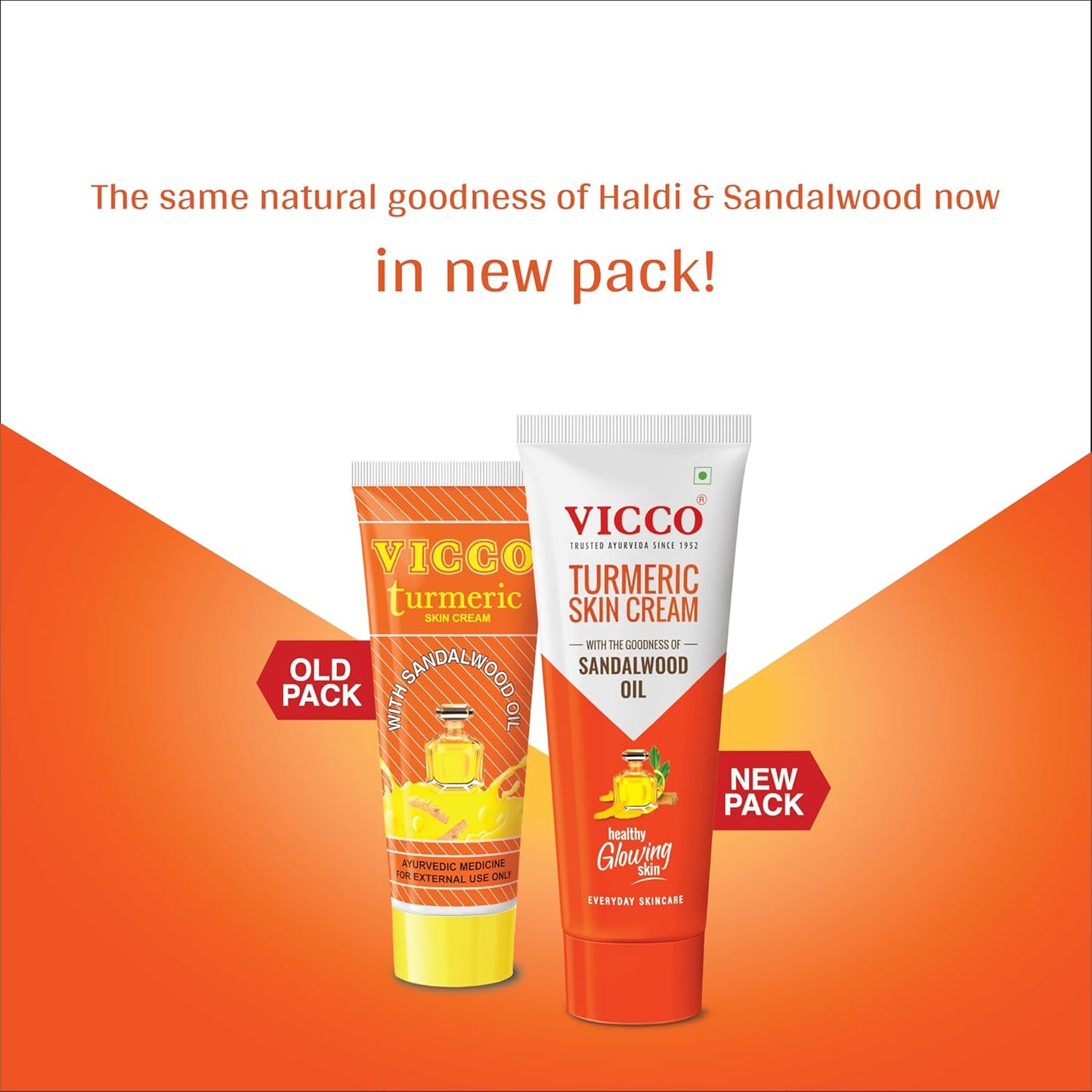 Vicco Turmeric Skin Cream with Goodness of Sandalwood Oil  15gm
