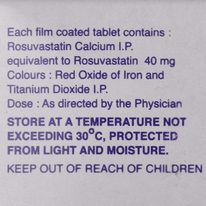Rozucor-40 - Strip of 10 Tablets