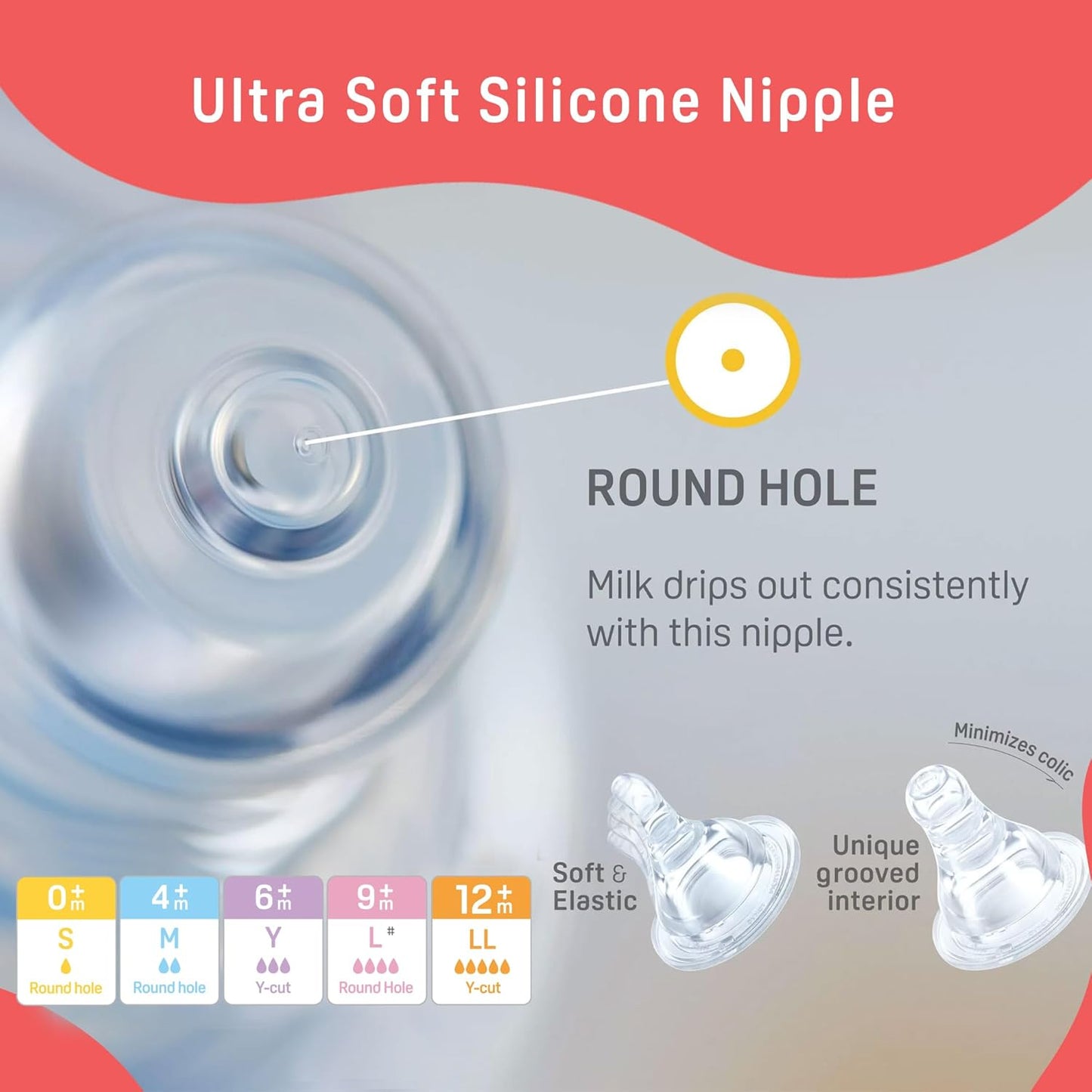 Pigeon Flexible Nursing Baby Feeding Bottle for New Born