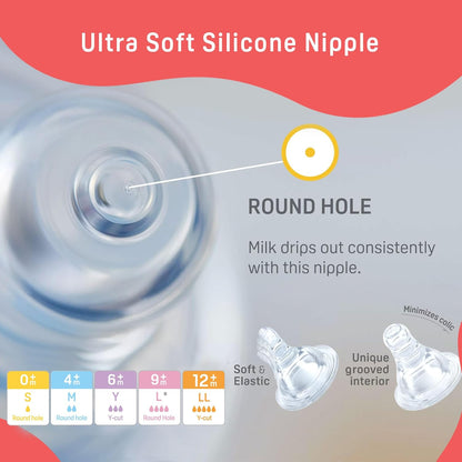 Pigeon Flexible Nursing Baby Feeding Bottle for New Born
