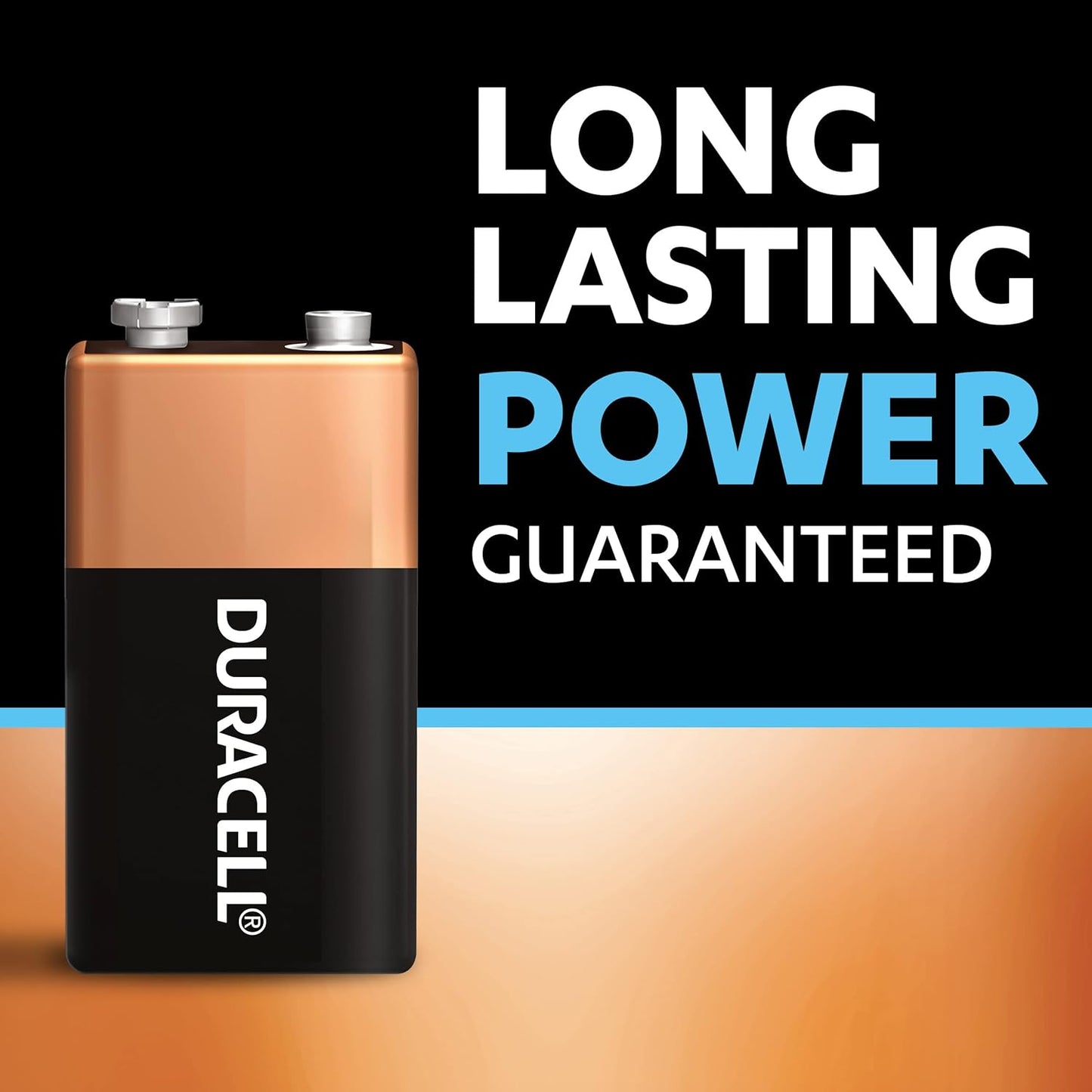 Duracell Ultra 9V Battery, Pack of 1, High-Drain Devices, Smoke Alarm, Radio, Smoke Detector
