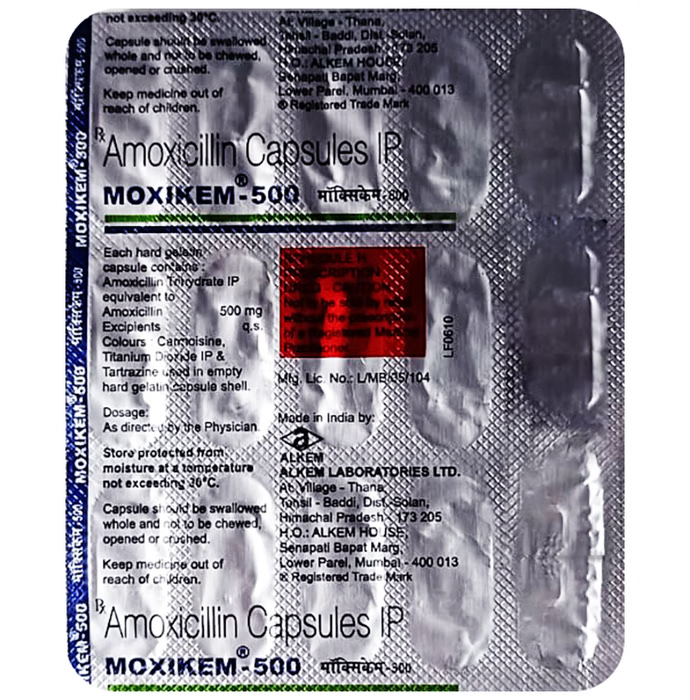 Moxikem 500mg Capsule