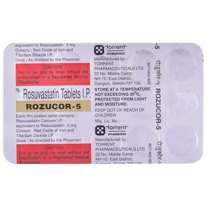 Rozucor 5 - Strip of 15 Tablets
