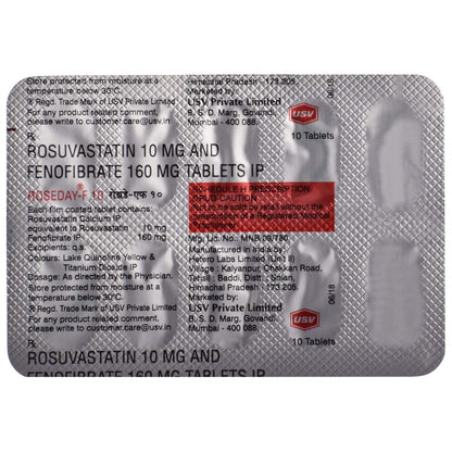 Roseday-F 10 - Strip of 10 Tablets