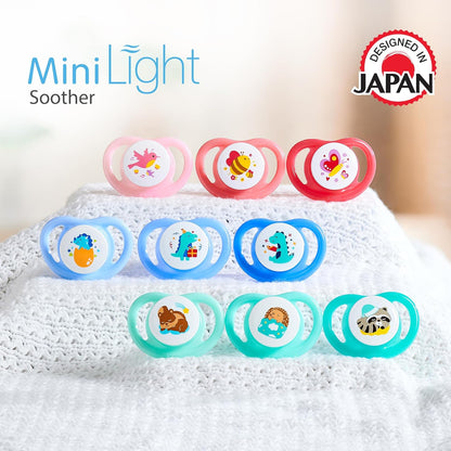 Pigeon Minilight Soother L Size  | Ultra-Light Silicone Pacifier for 6-12 Months