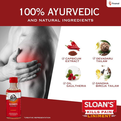 Sloan's Liniment | 100% Ayurvedic | Since 1901 | 71ml