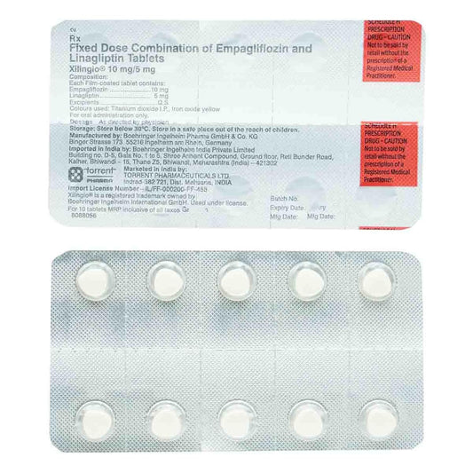 Xilingio 10/5 - Strip of 10 Tablets