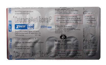 Zocef 500 - Strip of 10 Tablets