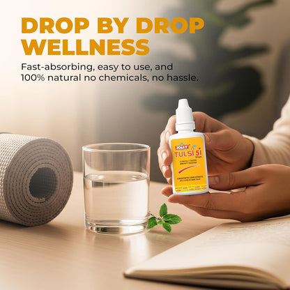 Jolly Tulsi 51 Drops Natural Immunity Booster 30ml   (1Count)