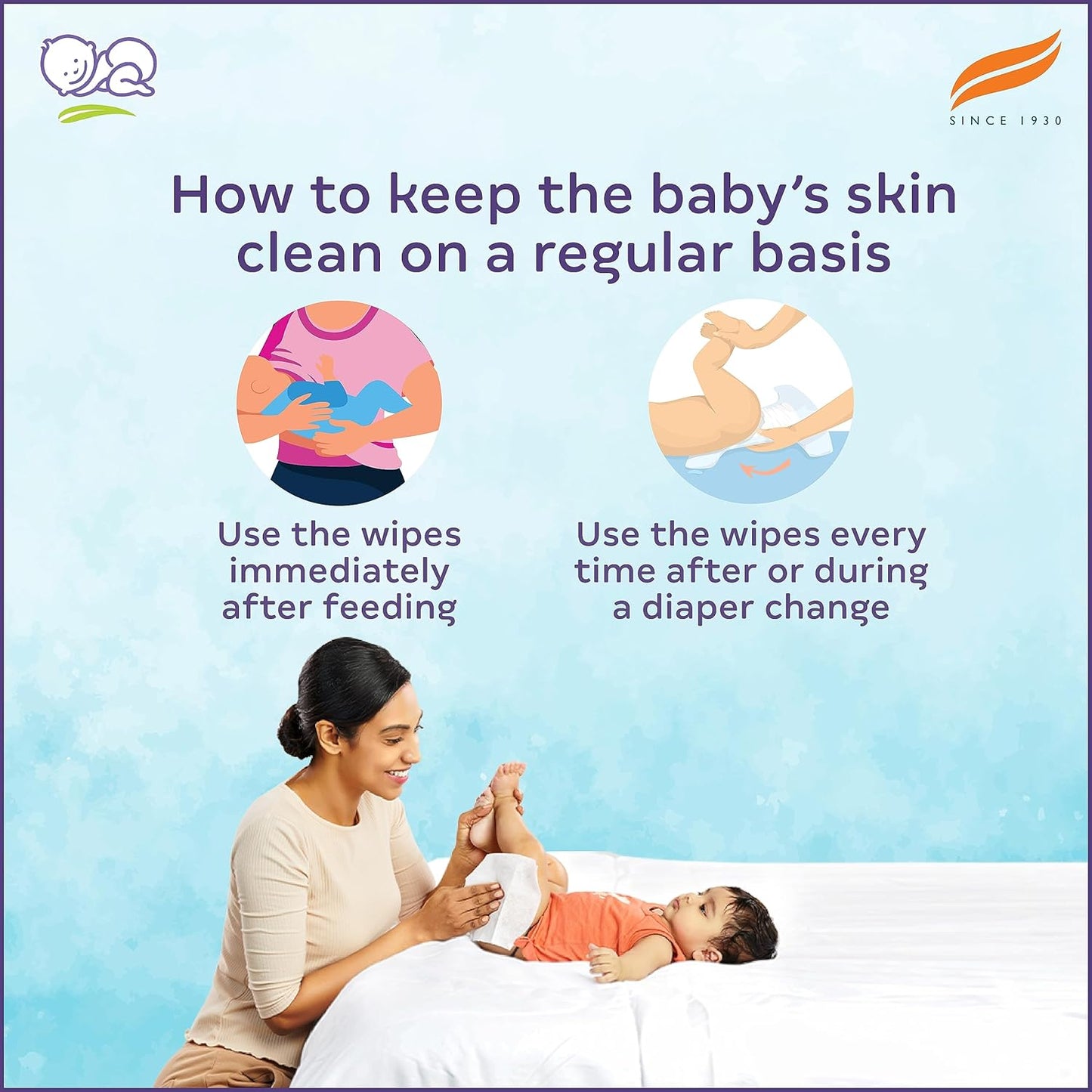 Himalaya Gentle Baby Wipes - 72 Pieces