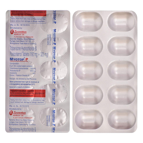 Myotop P - Strip of 10 Tablets