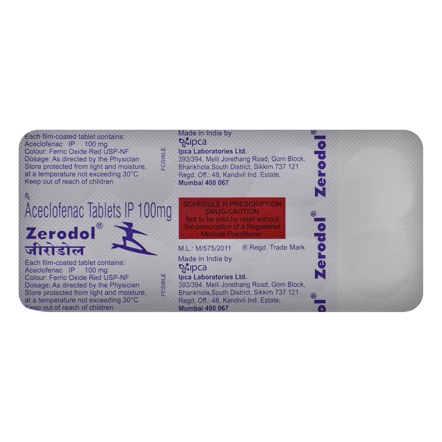 Zerodol - Strip of 10 Tablets