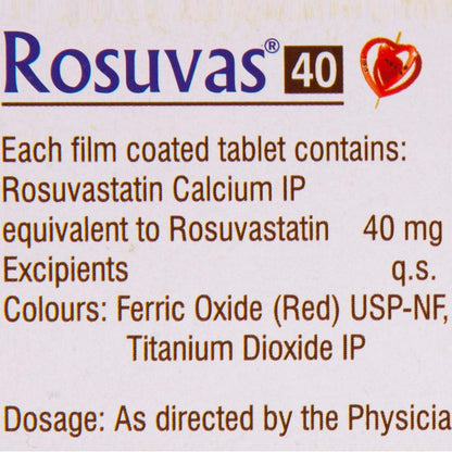 Rosuvas 40 - Strip of 10 Tablets