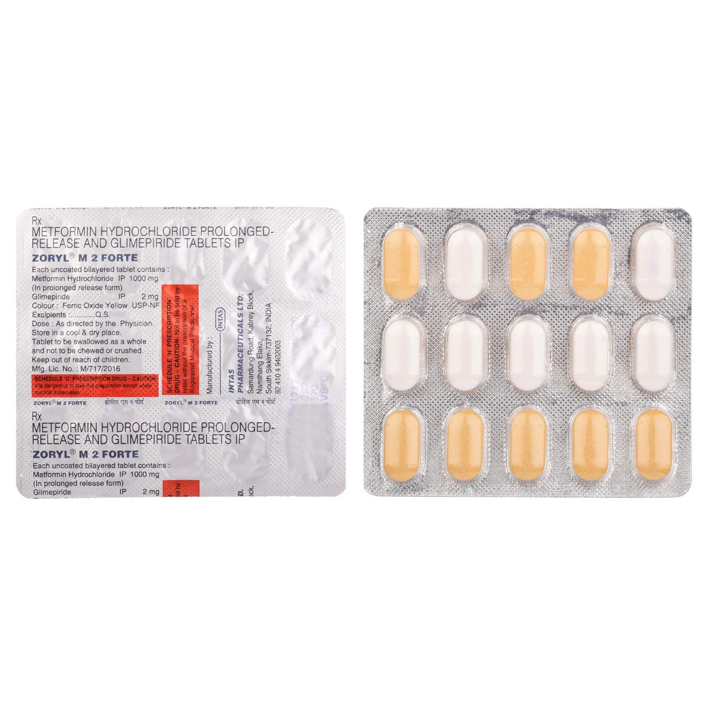 Zoryl M2 Forte Tablet PR