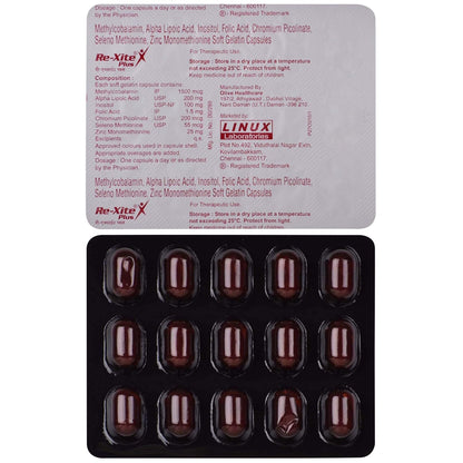 Re-Xite Plus - Strip of 15 Capsules